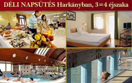 Ametiszt Hotel Harkány Déli napsütés Harkányban hétköznap - 4 éjszaka 